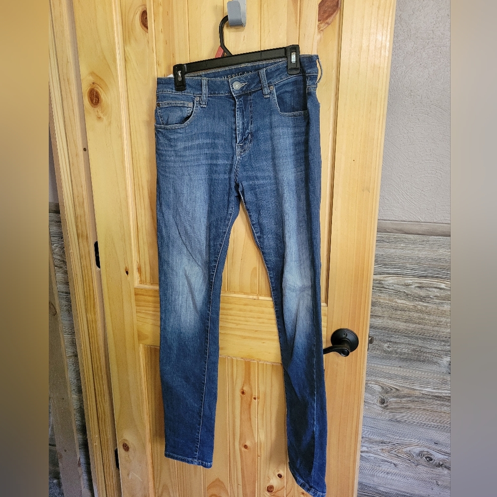 American Eagle Men’s Skinny Flex Fit Blue Jeans 32 X 34